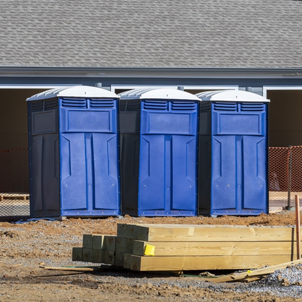 what is the cost difference between standard and deluxe porta potty rentals in Friday Harbor Washington